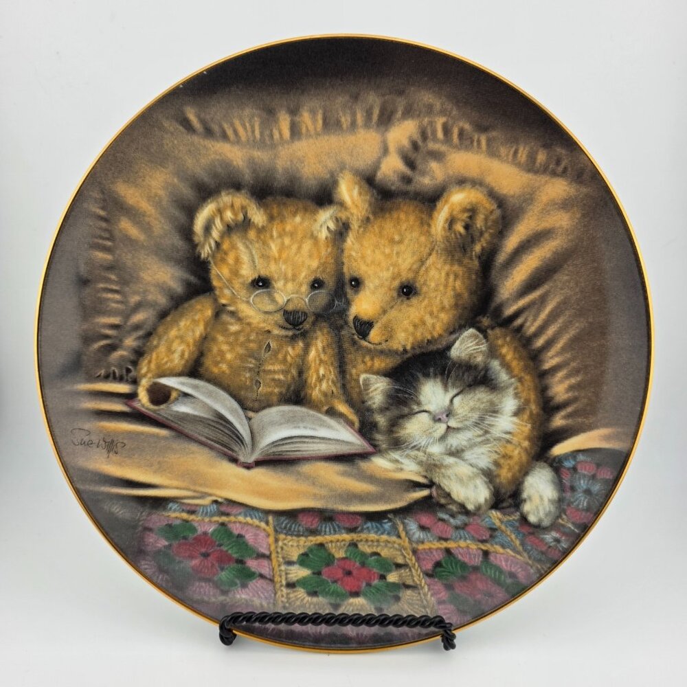 Franklin Mint Heirloom Limited Bedtime Story by Sue Willis Collector Plate‎